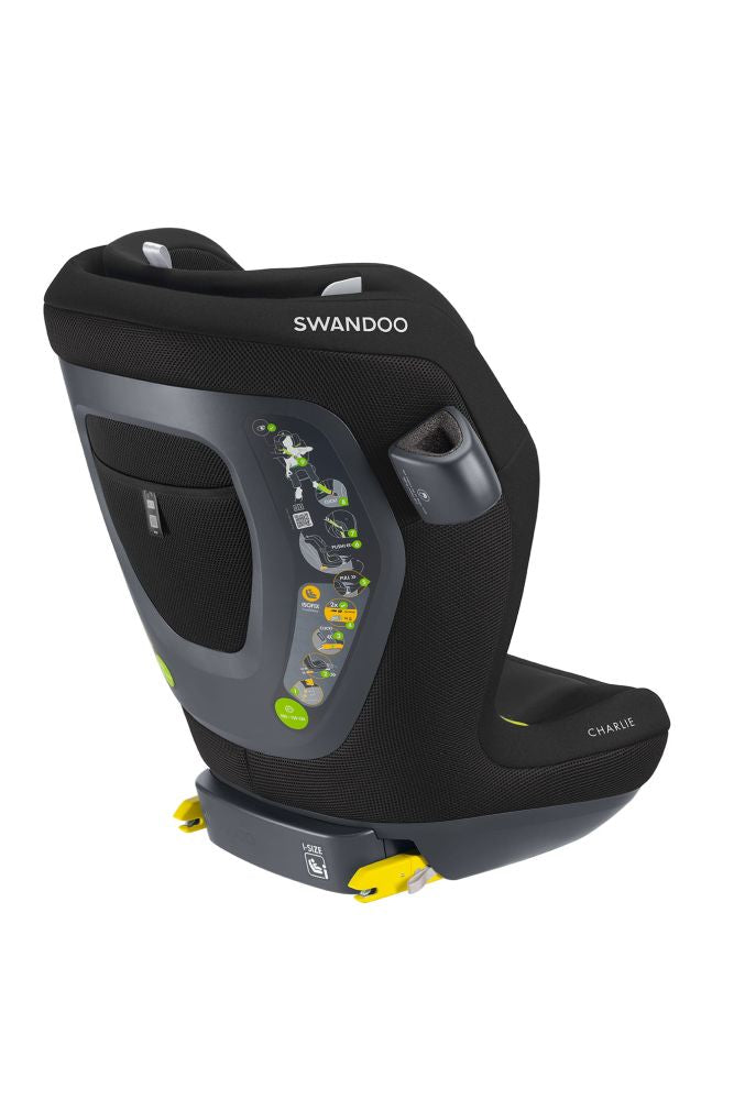 Scaun auto Swandoo Charlie i-Size Bold Black