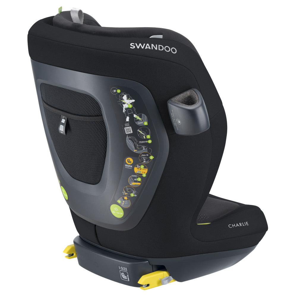 Scaun auto Swandoo Charlie i-Size Chia Black