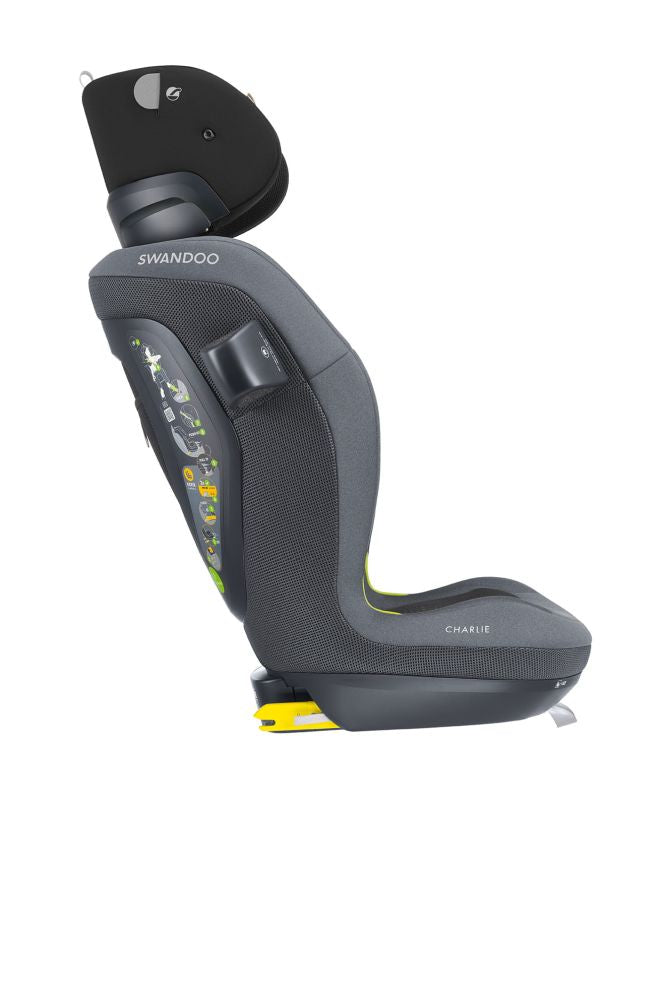 Scaun auto Swandoo Charlie i-Size Graceful Grey