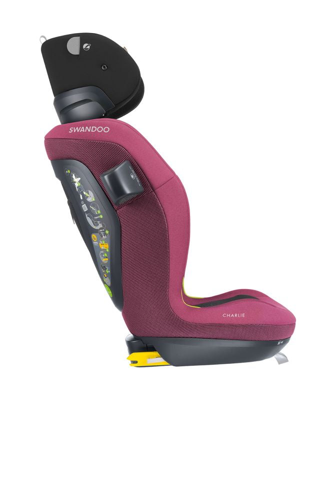 Scaun auto Swandoo Charlie i-Size Playful Plum