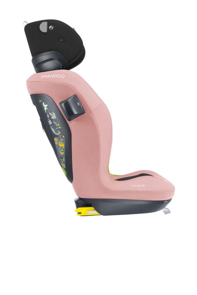 Scaun auto Swandoo Charlie i-Size Positive Pink Limited Edition