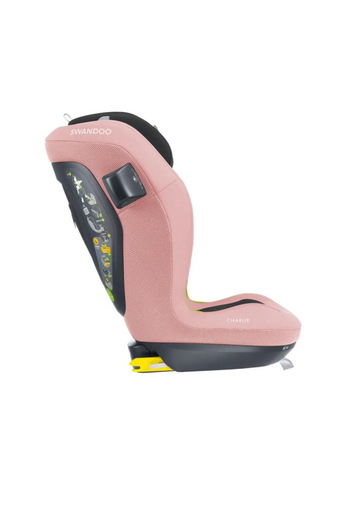 Scaun auto Swandoo Charlie i-Size Positive Pink Limited Edition
