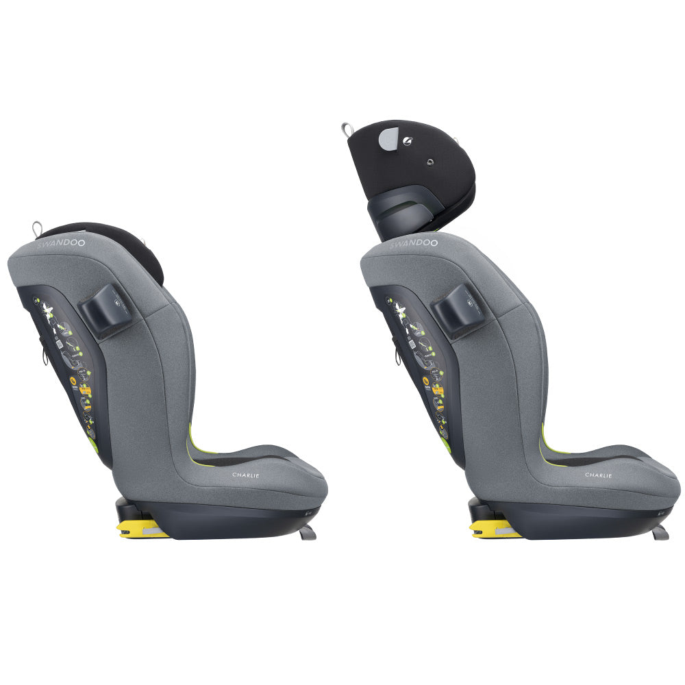 Scaun auto Swandoo Charlie i-Size Sesame Grey