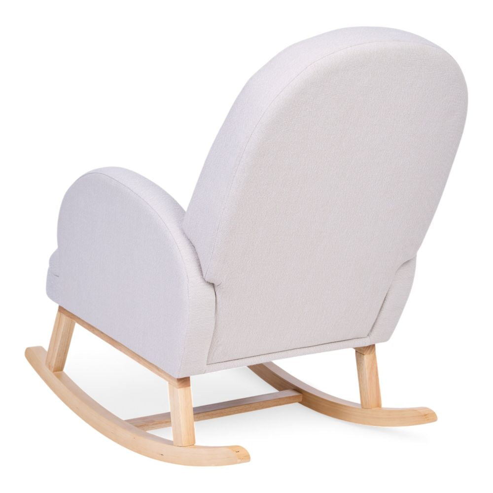 Scaun Balansoar Childhome Linen Beige cu Spatar Inalt 85x70x99 cm