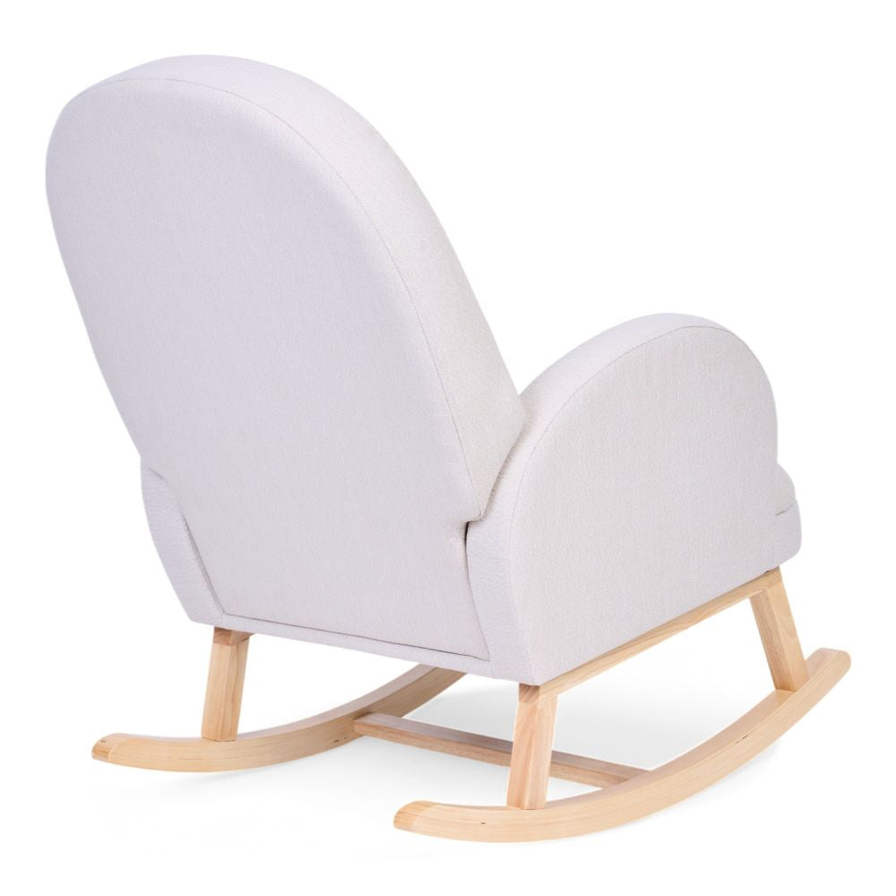 Scaun Balansoar Childhome Linen Beige cu Spatar Inalt 85x70x99 cm