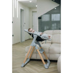 Scaun de masă FreeON Flexi Grow 2 în 1, gri – fotografia 7 a produsului