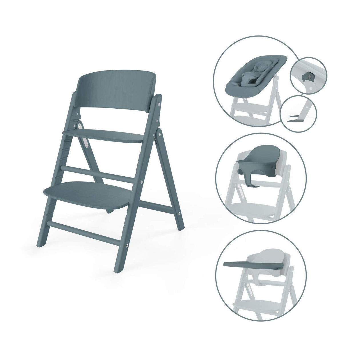 Scaun de Masa Cybex Click Fold 4-in-1 Set Premium cu Gold Bouncer