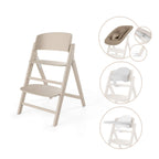 Scaun de Masa Cybex Click Fold 4-in-1 Set Premium cu Gold Bouncer, All Natural Light - Produs Expus in Showroom