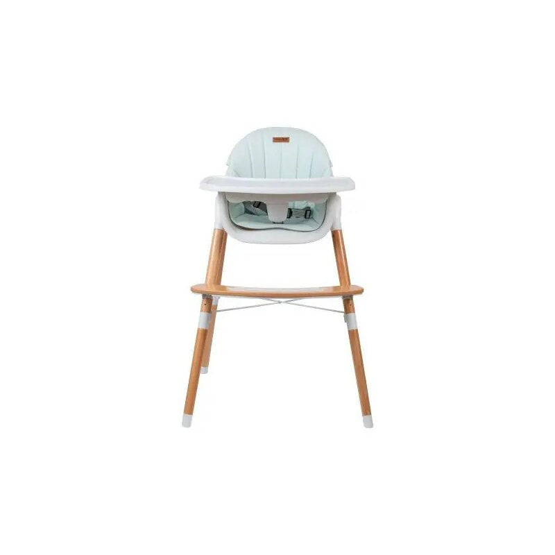 Scaun de masa, FreeON, Tin, 2 in 1 reglabil, Cu tavita si husa detasabile, Suport pentru picioare reglabil, Conform cu standardul european de securitate EN 14988:2017+A1:2020, Light Green