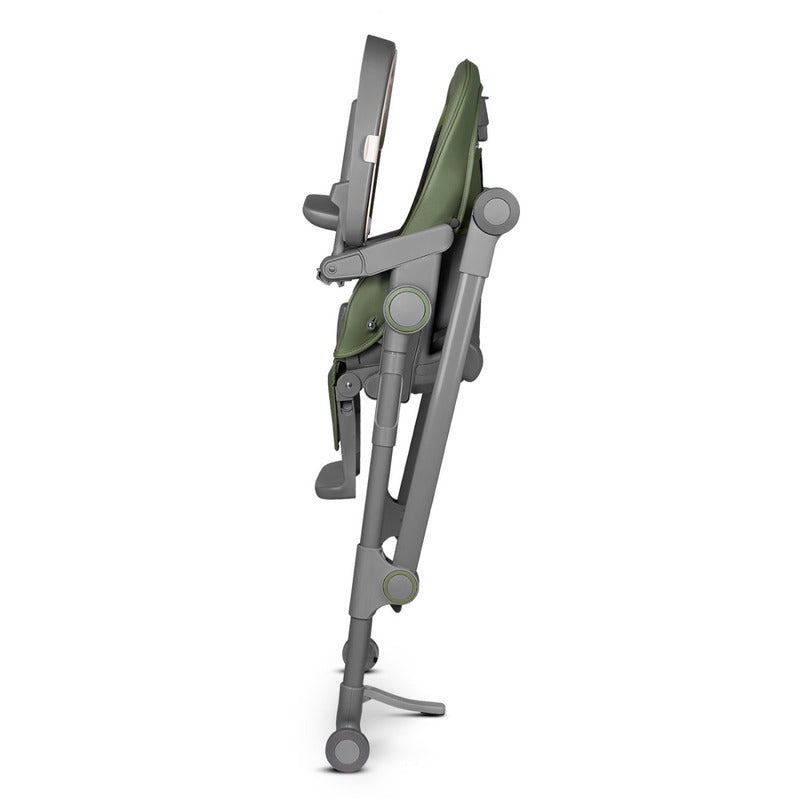 Scaun de masa, Lionelo, Cora Plus, Multifunctional, Reglabil in 4 pozitii pe inaltime, Spatar reglabil in 3 pozitii, Cu bara de jucarii, Pliabil, Conform cu standardul european de securitate EN14988, Verde