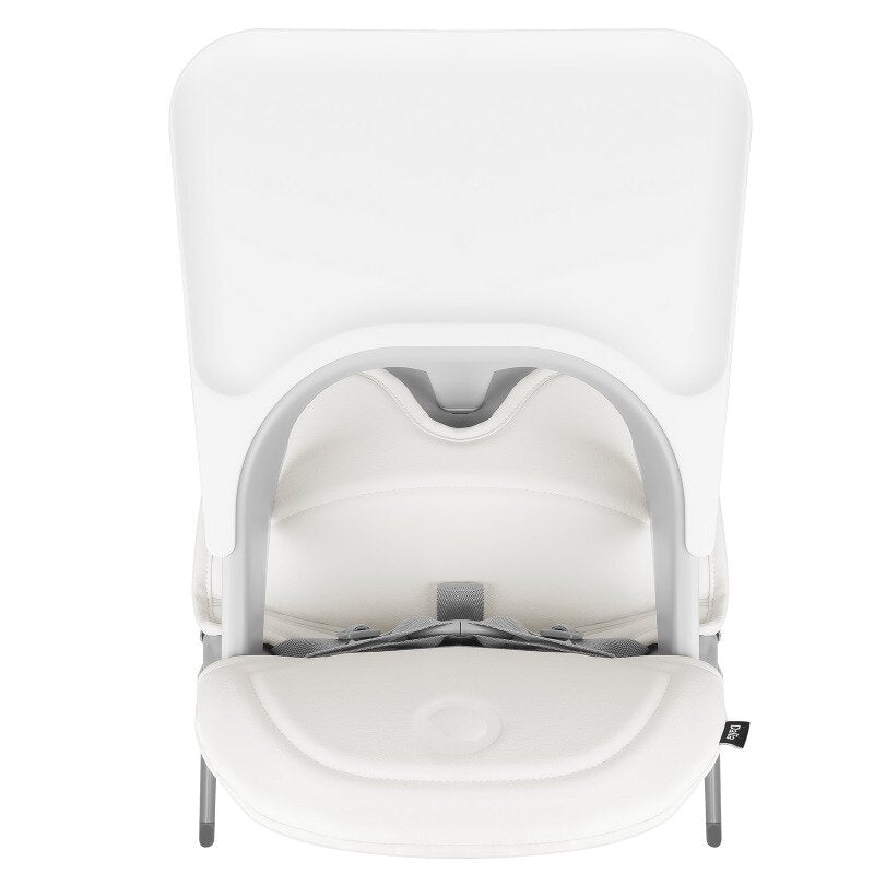 Scaun de masa, Lionelo, Dalia, 2 in 1, Transformabil, Cu 2 suporturi pentru picioare, Cu tavita detasabila, Sustine 60 kg, 6 luni+, Conform cu EN14988, Gri Stone