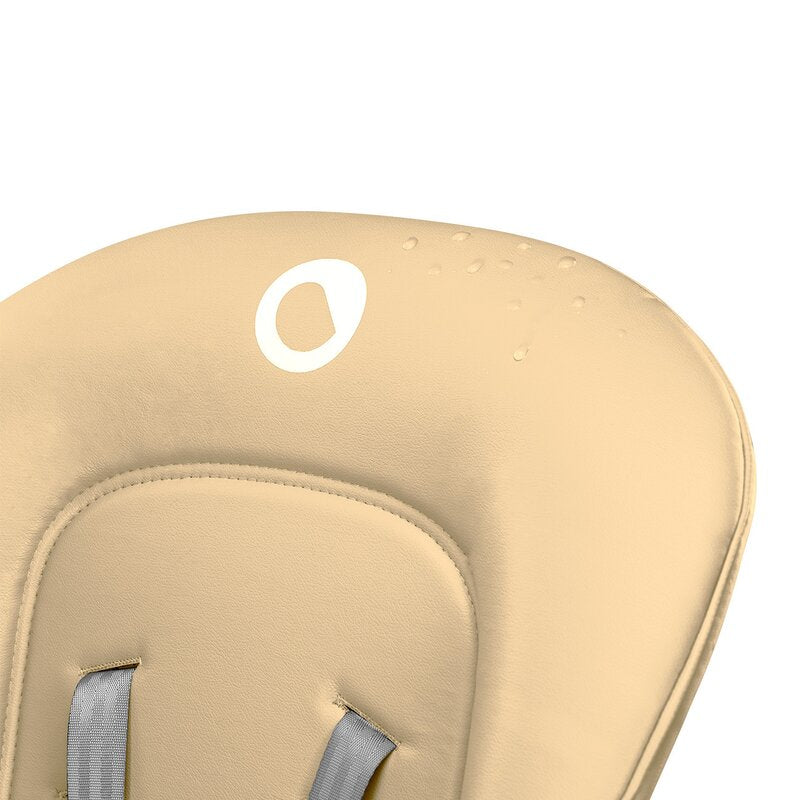 Scaun de masa, Lionelo, Linn Plus, Reglabil, 6 Pozitii pe inaltime, Spatar reglabil in 3 pozitii, Din metal, Conform cu standardul europeane de securitate EN14988, Bej