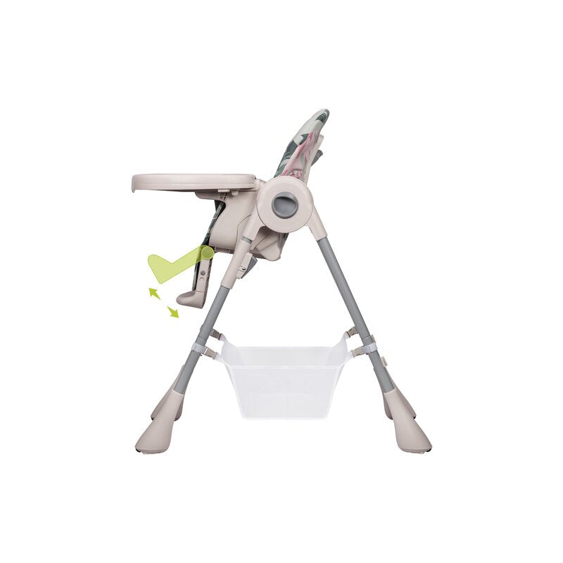 Scaun de masa, Lionelo, Zanna, Reglabil, 4 Pozitii pe inaltime, Spatar reglabil in 3 pozitii, Pliabil, din Metal, Conform cu standardul european de securitate EN14988, Roz