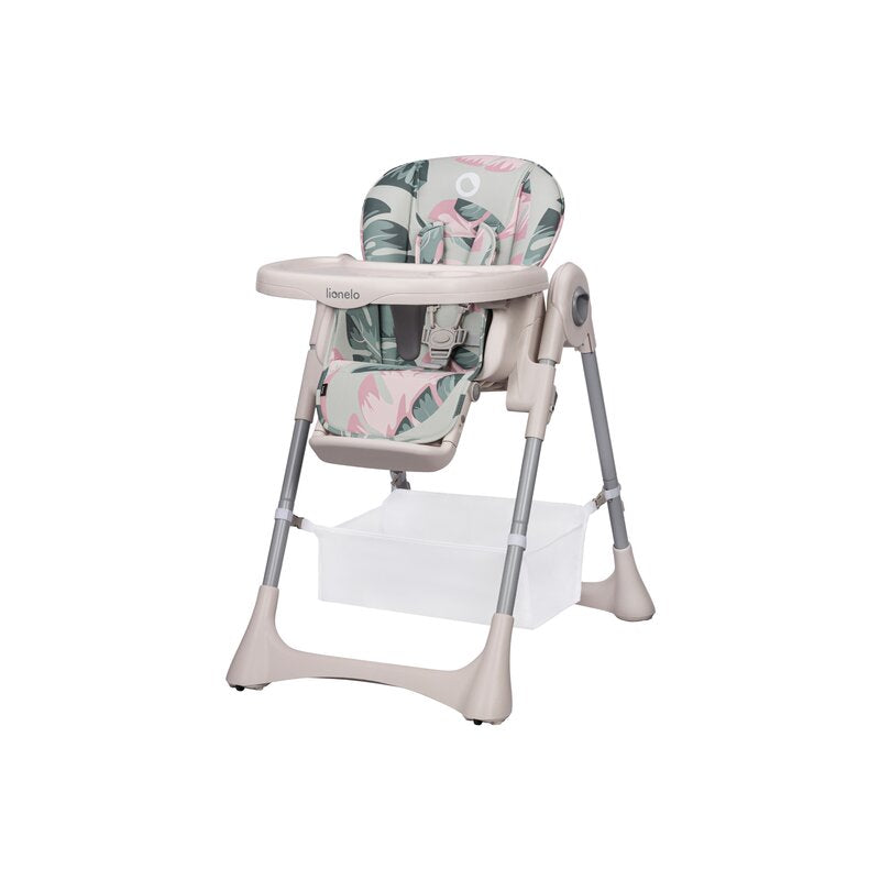 Scaun de masa, Lionelo, Zanna, Reglabil, 4 Pozitii pe inaltime, Spatar reglabil in 3 pozitii, Pliabil, din Metal, Conform cu standardul european de securitate EN14988, Roz