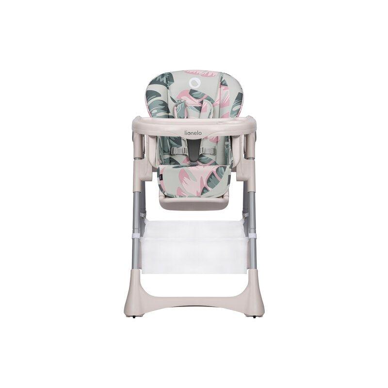 Scaun de masa, Lionelo, Zanna, Reglabil, 4 Pozitii pe inaltime, Spatar reglabil in 3 pozitii, Pliabil, din Metal, Conform cu standardul european de securitate EN14988, Roz