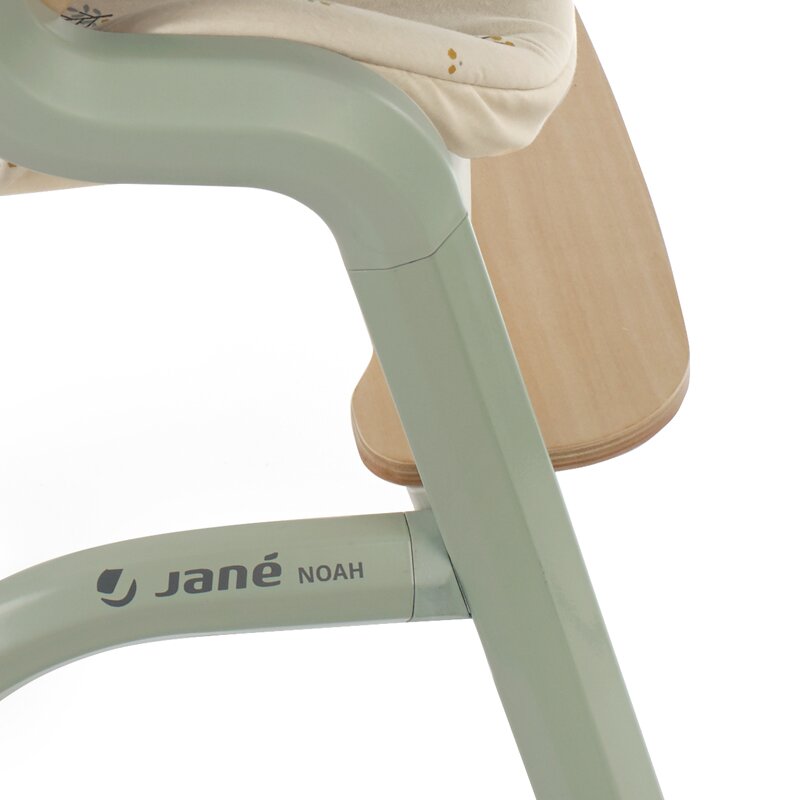 Scaun de masa multifunctional Noah, Jane, De la 6 luni la adult, Din lemn fag, Husa lavabila, Greutate maxima 100 Kg, Pale