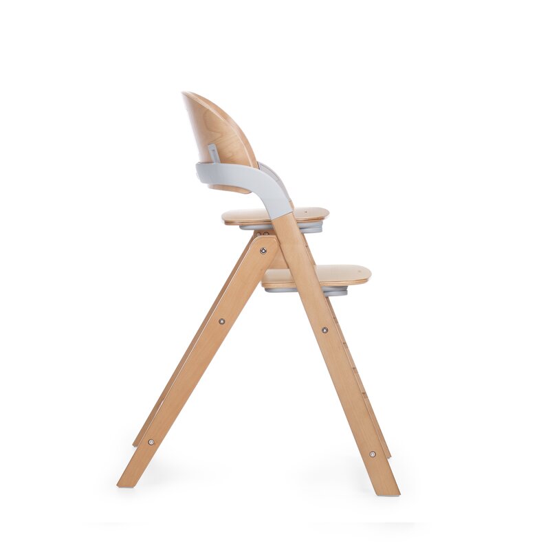 Scaun de masa multifunctional pliabil, Jane, Forest, De la 6 luni la adult, Din lemn fag, Greutate maxima 100 Kg
