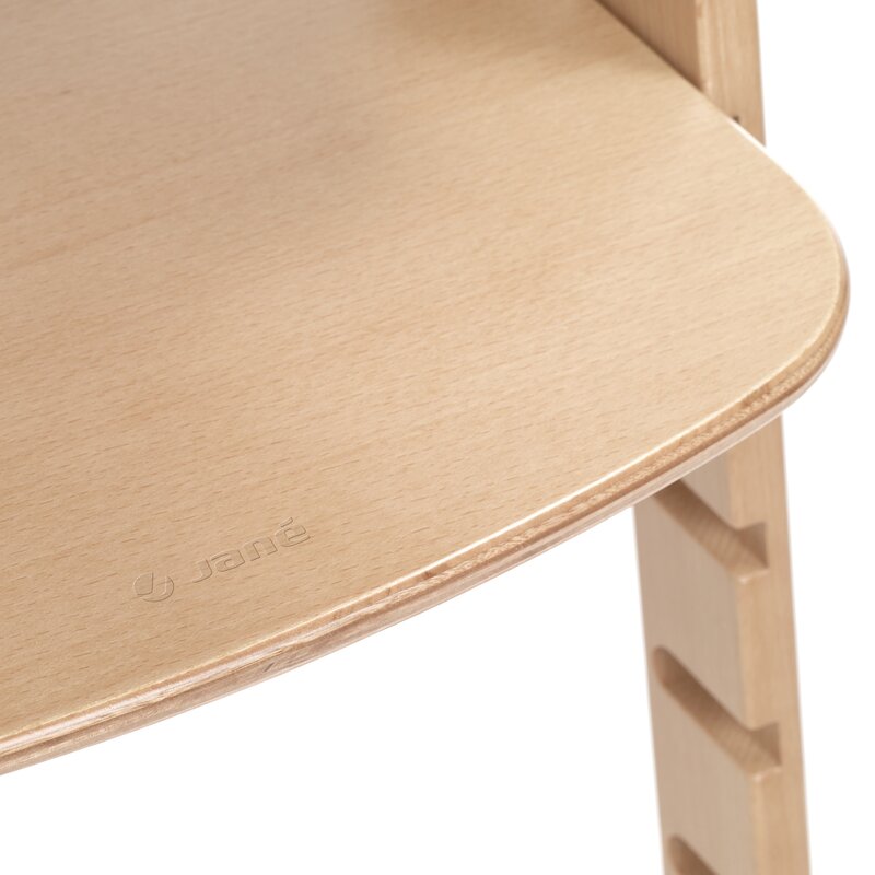 Scaun de masa multifunctional pliabil, Jane, Forest, De la 6 luni la adult, Din lemn fag, Greutate maxima 100 Kg