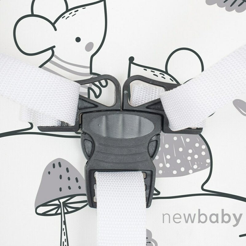 Scaun de masa New Baby Jerry, Natur – detaliu al cataramei centurii