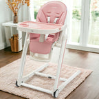 Scaun de masa New Baby Muka, Roz prafuit – vedere de prezentare pe covor