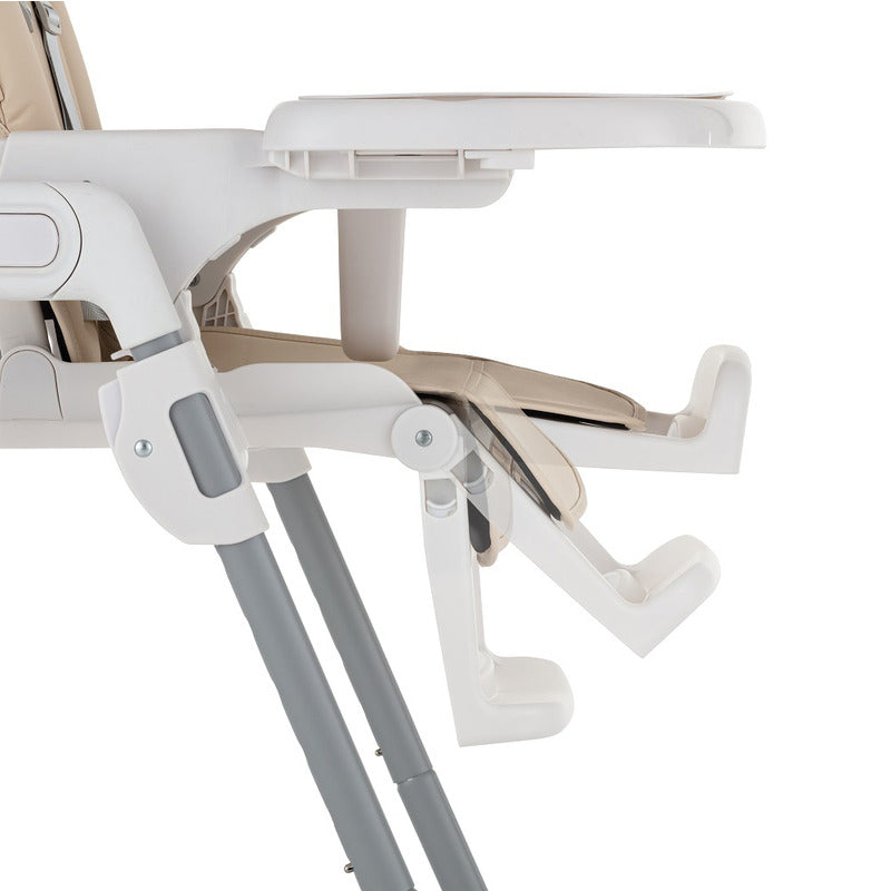 Scaun de masa, Petite&Mars, Gusto, Spatar reglabil in 3 trepte, Suport de picioare ajustabil, Cu husa impermeabila, 6- 36 luni, Conform cu standardele europene de securitate EN14988:2017 +A1:2020, Sugar Pink