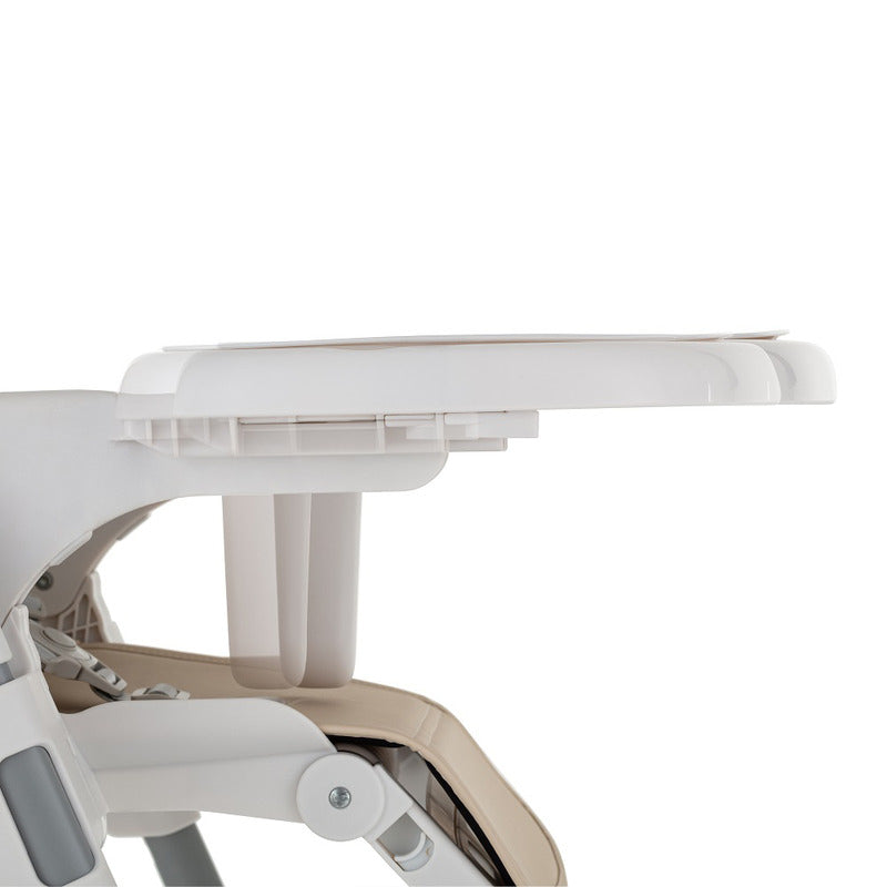 Scaun de masa, Petite&Mars, Gusto, Spatar reglabil in 3 trepte, Suport de picioare ajustabil, Cu husa impermeabila, 6- 36 luni, Conform cu standardele europene de securitate EN14988:2017 +A1:2020, Sugar Pink