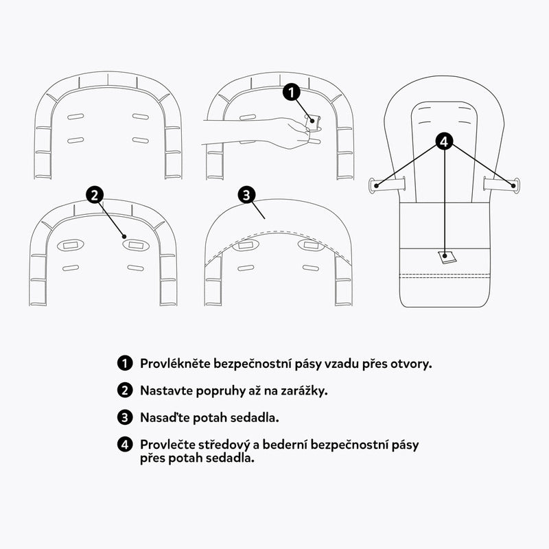 Scaun de masa, Petite&Mars, Gusto, Spatar reglabil in 3 trepte, Suport de picioare ajustabil, Cu husa impermeabila, 6- 36 luni, Conform cu standardele europene de securitate EN14988:2017 +A1:2020, Jasmine Honey