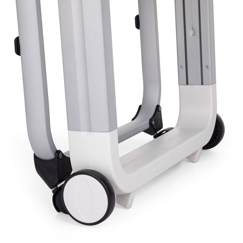 Scaun de masa, Petite&Mars, Tasty, Multifunctional, Pana la 15 kg, Reglabil pe inaltime in 7 pozitii, Spatar reglabil pana la 175 grade, Suport picioare si tavita reglabile, Cu roti, Aluminiu, Jasmine Honey