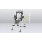 Scaun de masa si balansoar Lionelo Laurice 2 in 1, Verde
