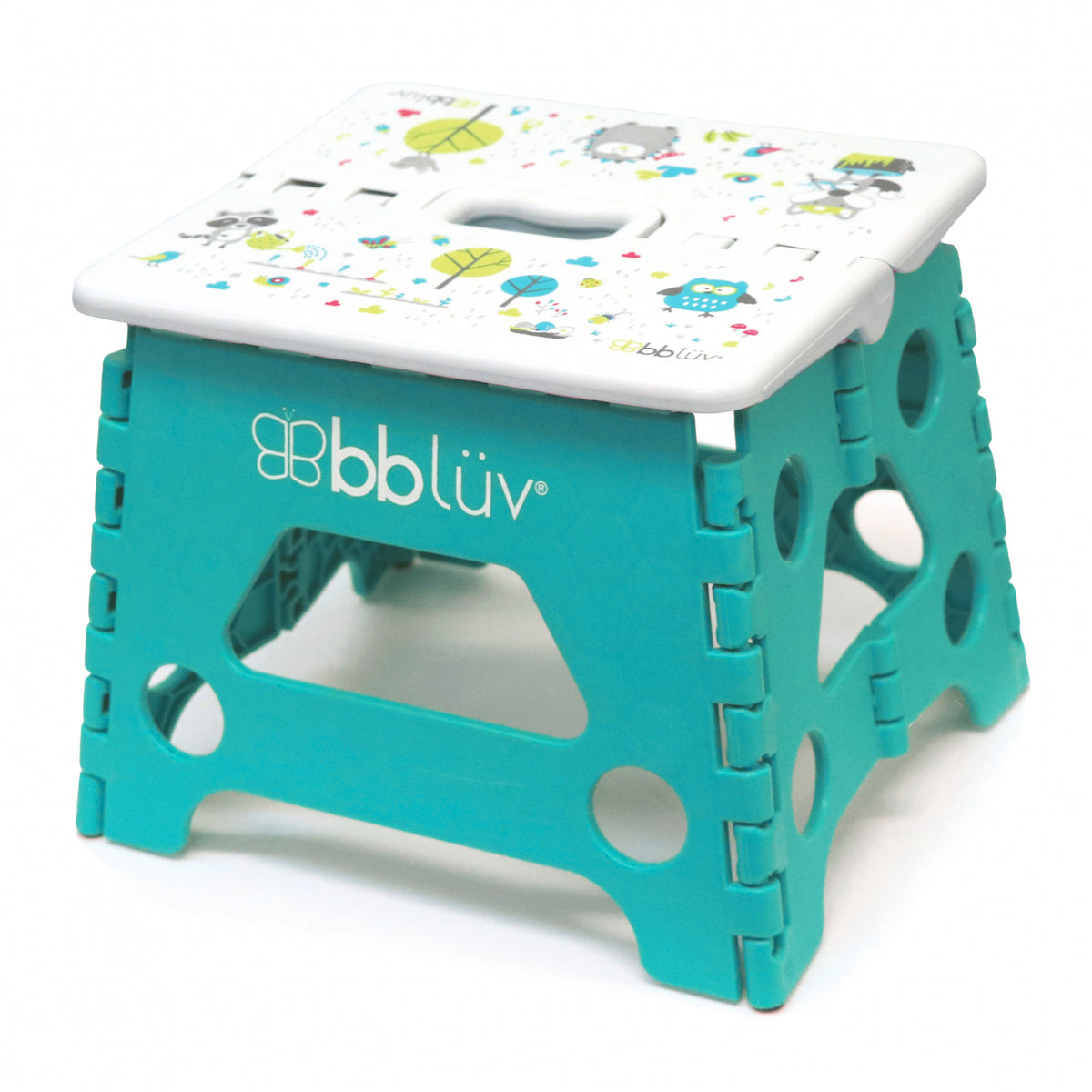 Scaun Pliabil bblüv Step Aqua - Scăunel Portabil pentru Copii cu Design Ergonomic