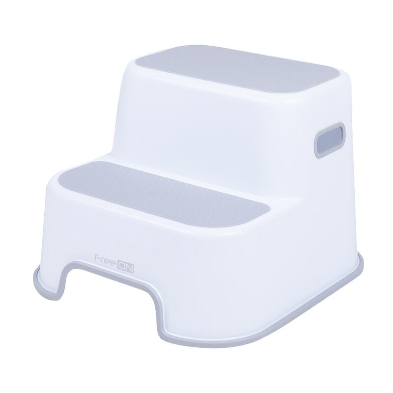 Scaunel Inaltator, FreeON, Pentru WC, In Doua Trepte, Suprafata antiderapanta, White & Grey