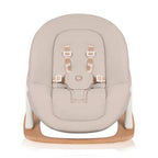Set 4 in 1 balansoar si scaun de masa Lionelo Celia, Alb/Natural - imagine 10