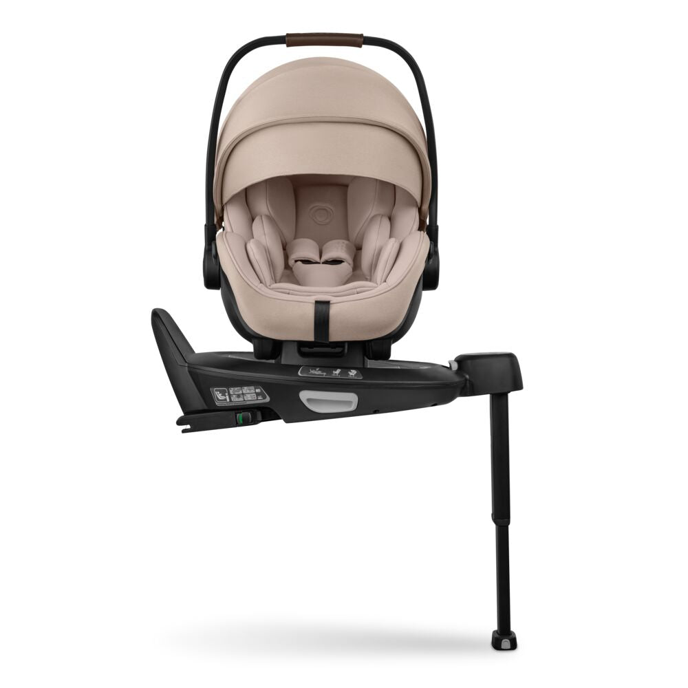 Scaun Auto Bugaboo Otter i-Size Desert Taupe Melange Siguranță Premium