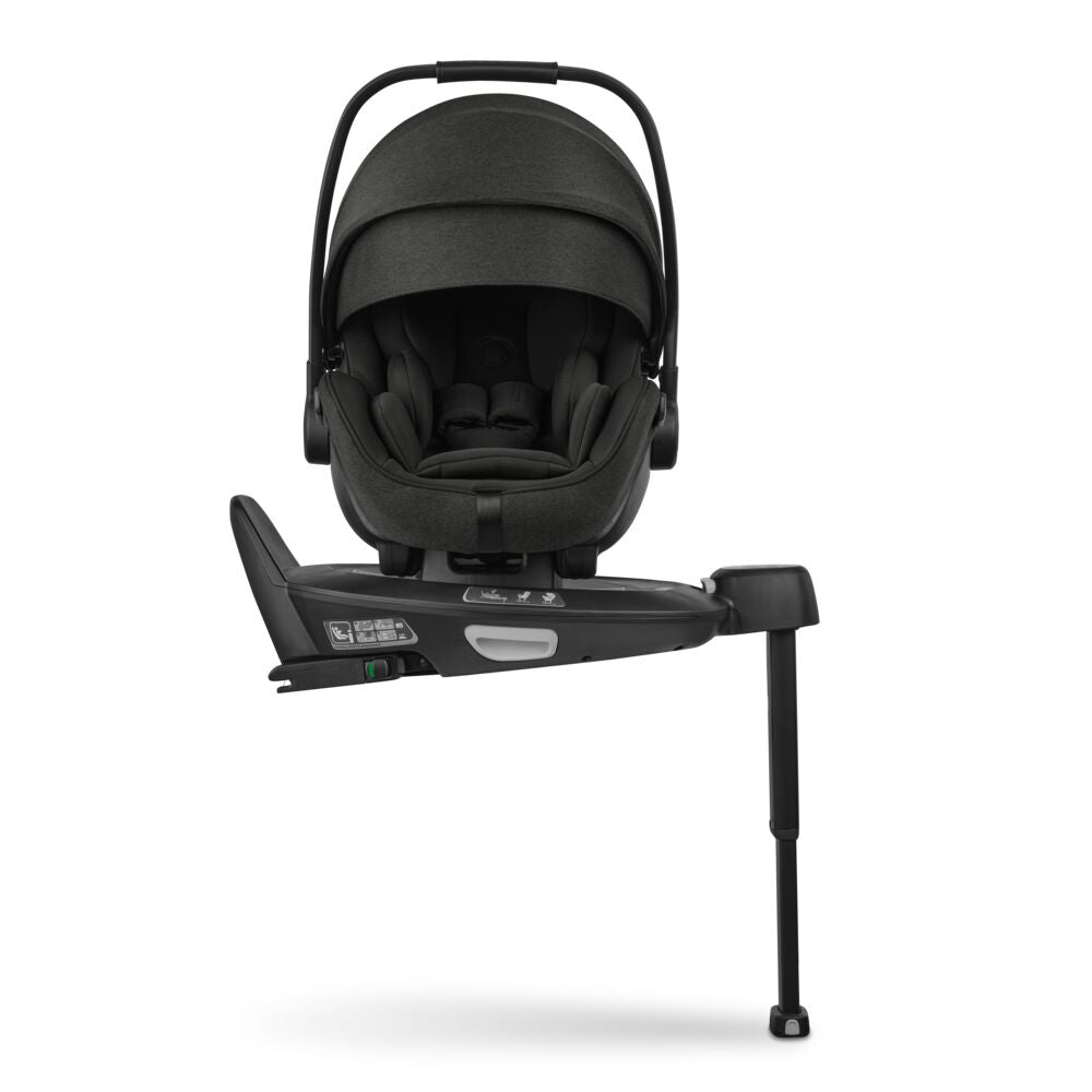 Scaun Auto Bugaboo Otter i-Size Mineral Washed Black Siguranță Premium