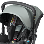 Scoică Auto Cărucior Doona X i-Size Dusty Sage 2 în 1 - Transformare Rapidă