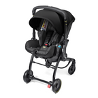 Scoică Auto Cărucior Doona X i-Size Nitro Black 2 în 1 - Transformare Rapidă