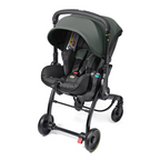 Scoică Auto Cărucior Doona X i-Size Slate Green 2 în 1 - Transformare Rapidă