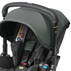 Scoică Auto Cărucior Doona X i-Size Slate Green 2 în 1 - Transformare Rapidă