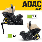 Scoica auto Doona i i-Size Nitro Black 2 in 1 transformabila in carucior