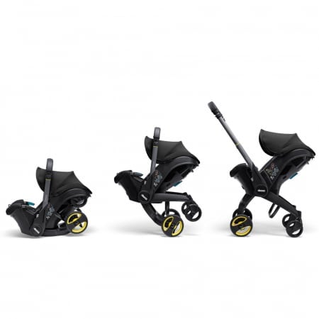 Scoica auto Doona i i-Size Nitro Black 2 in 1 transformabila in carucior