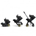 Scoica auto Doona i i-Size Nitro Black 2 in 1 transformabila in carucior