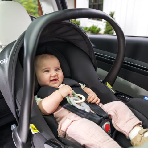 Graco - Scoica auto SnugLite Midnight, 40-75 cm, certificata R129