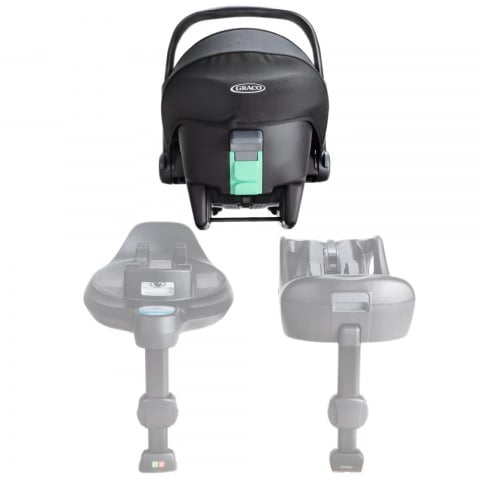 Graco - Scoica auto SnugLite Midnight, 40-75 cm, certificata R129