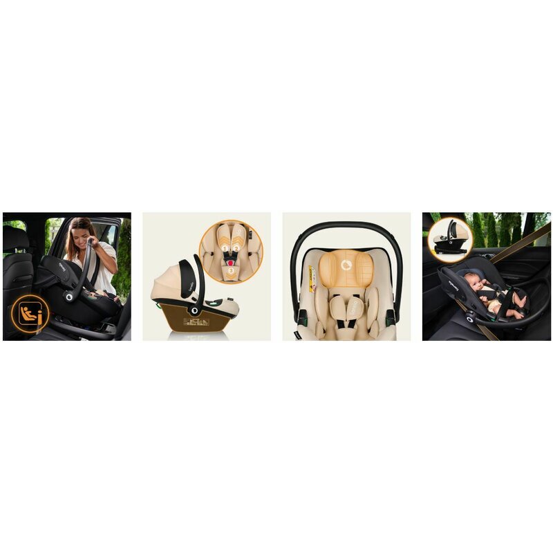 Scoica auto Lionelo Astrid i-Size Bej