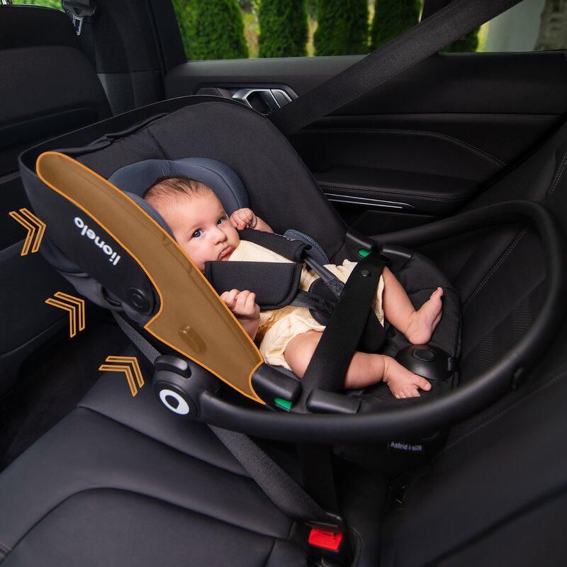 Scoica auto Lionelo Astrid i-Size Bej