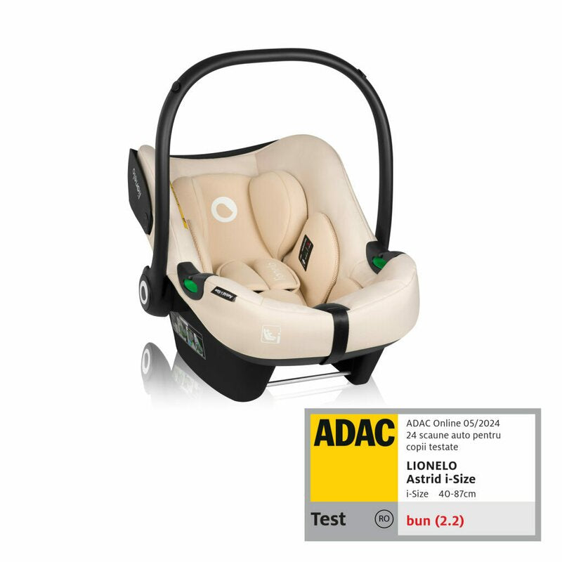 Scoica auto Lionelo Astrid i-Size Bej