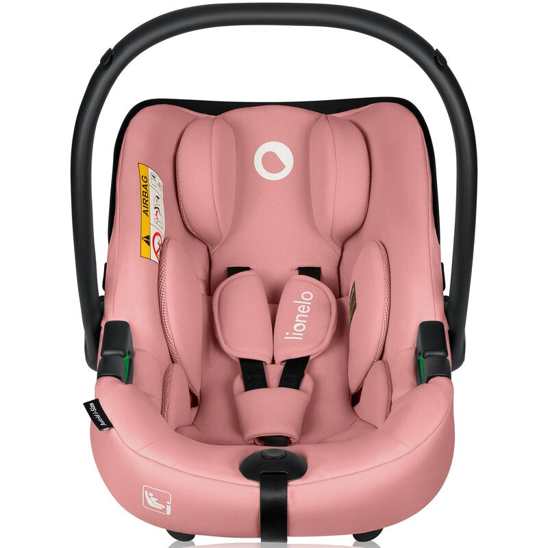 Scoica auto, Lionelo, i-Size Astrid, 0-13 Kg, 40-87 cm, Cu maner si capotina reglabile, Cu protectie laterala avansata, Salteluta confortabila, Testat ADAC, Conform cu standardul european de securitat