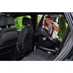 Scoica auto Lionelo Astrid i-Size cu baza ISOFIX Negru/Gri
