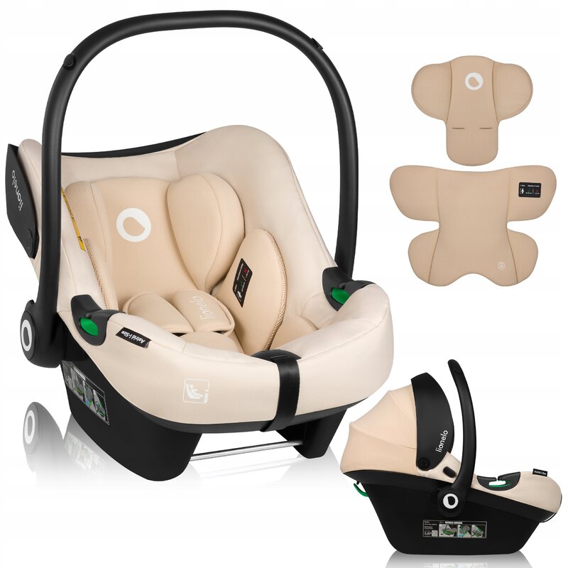 Scoica auto Lionelo Astrid i-Size cu baza ISOFIX Bej