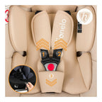 Scoica auto Lionelo Astrid i-Size cu baza ISOFIX Bej